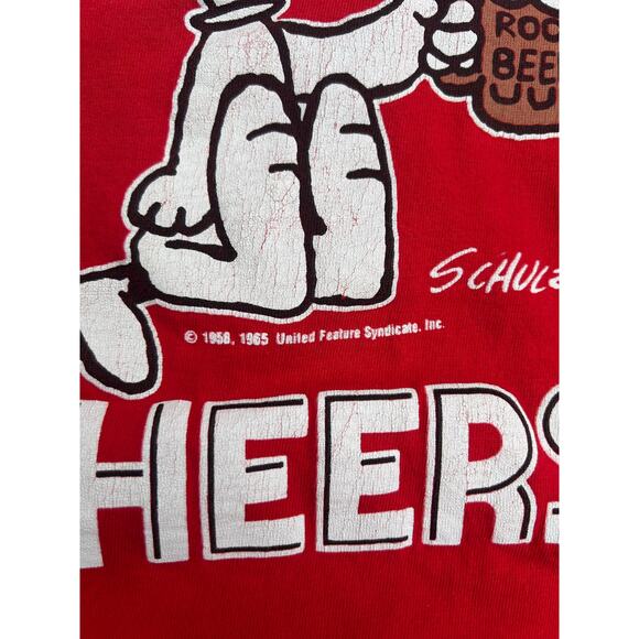 Vintage 1980s Snoopy “Boston Cheers” Tee – Artex - Picture 2 of 3